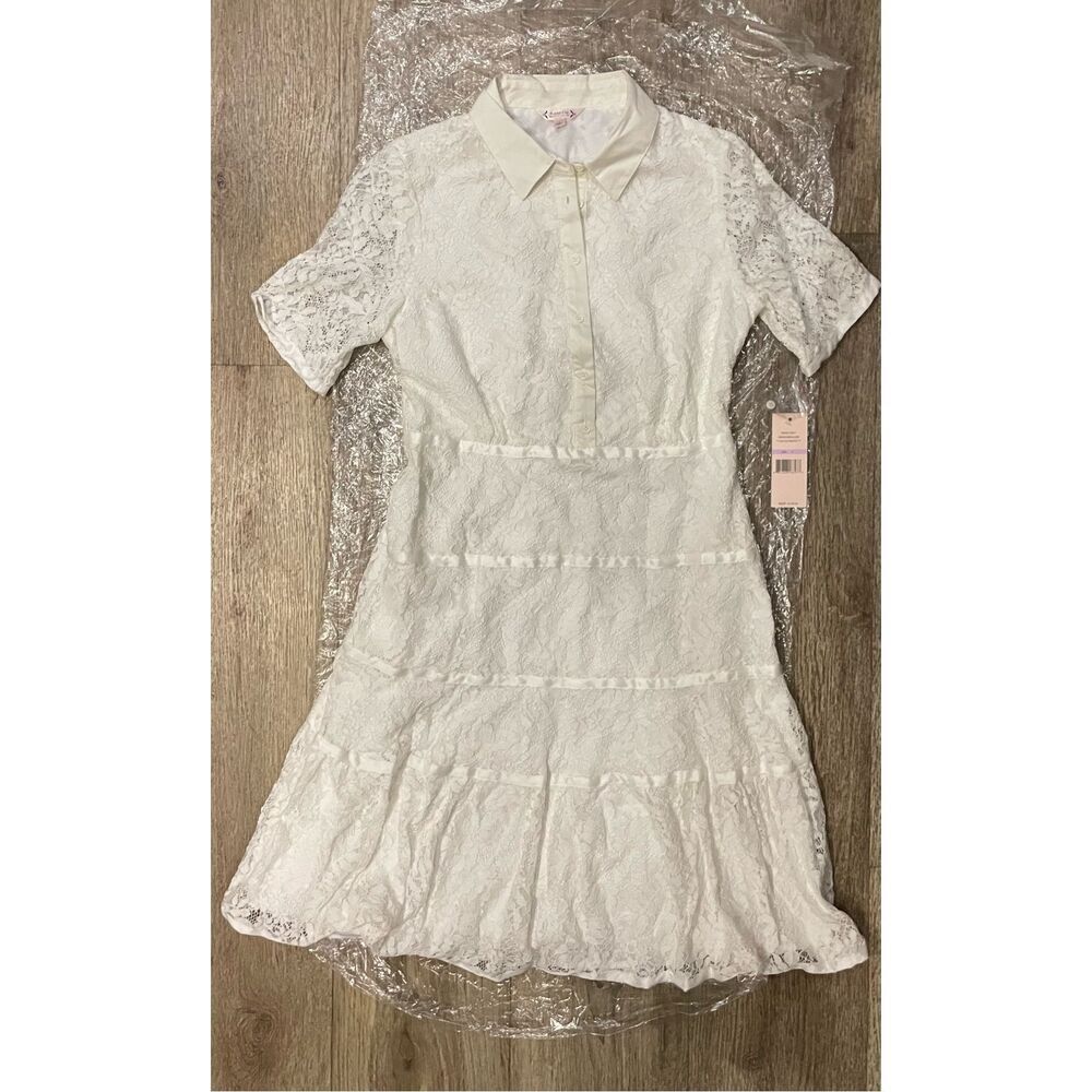 Nanette Lepore Marshmallow Oh So Pretty Lacey 6 New